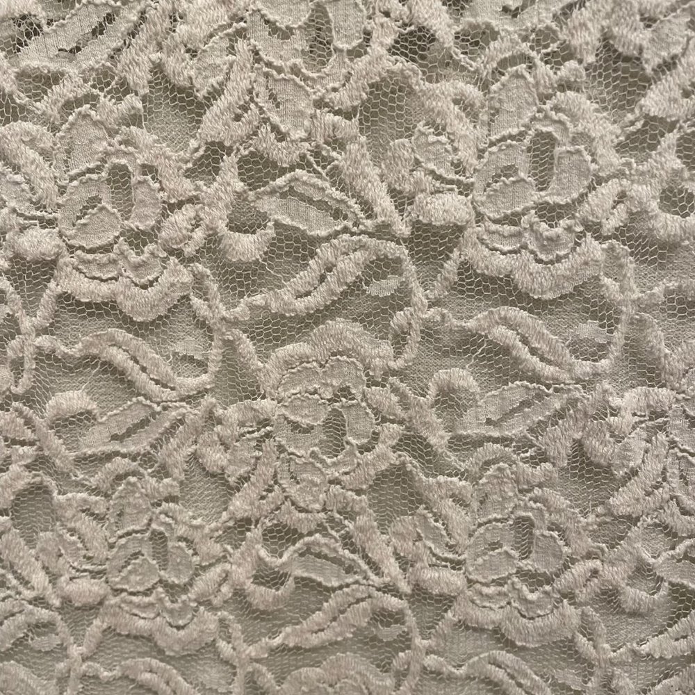 Abercrombie & Fitch Ivory Floral Lace Sweater - Picture 7 of 7